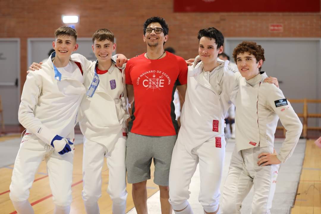 Destacada actuación navarra en el Torneo Nacional de Ranking de espada masculina celebrado en Pamplona